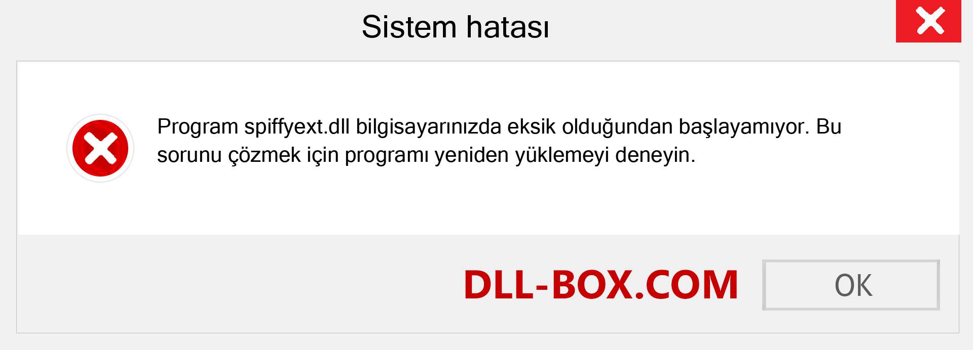 spiffyext.dll dosyası eksik mi? Windows 7, 8, 10 için İndirin - Windows'ta spiffyext dll Eksik Hatasını Düzeltin, fotoğraflar, resimler